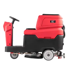 K7R560 CE certified factory professional mini ride on floor scrubber machine power sweeper