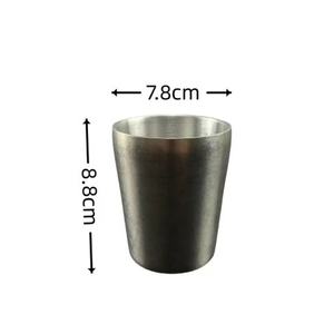 Vaso DSF76 Vintage de Acero Inoxidable de Doble Pared, para Café, Bebidas, Cola, Whisky, con Logotipo Personalizado - Product Image 2