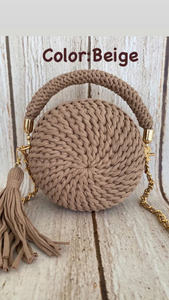 Nuevo Diseño para el Verano de 2025, Bolso de Ganchillo Hecho a Mano, Color Completo, Tamaño Personalizado, para Compras - Product Image 4