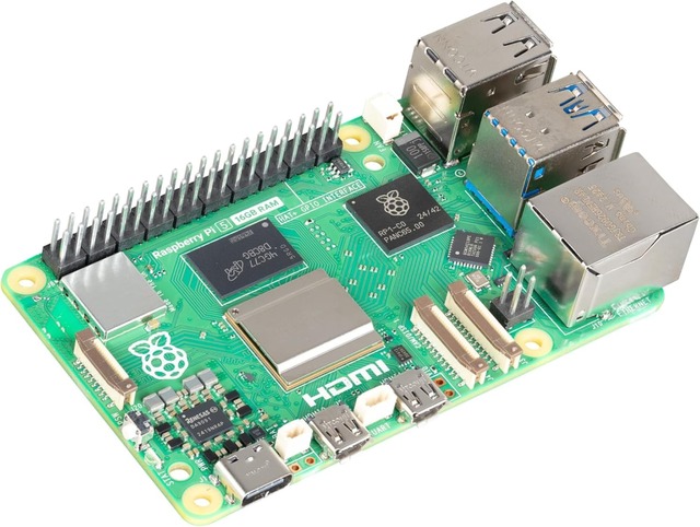 Raspberry Pi 5 Broadcom BCM2712 2.4GHz Quad-Core Cortex-A76 Dual 4K LPDDR4X Single Board Computer