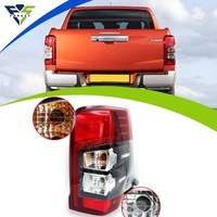 Lámpara trasera Señal de giro trasera Luz trasera de freno para Triton 2018 + Luces traseras LED Accesorios para automóviles