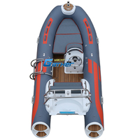 Bateau gonflable familial de 13 pieds - RIB rigide, certifié CE, fabrication chinoise OEM