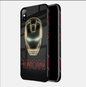 Tùy chỉnh Đầy Đủ Cạnh Bao Phủ In Marvel Tempered Glass trường hợp điện thoại cho <span class=keywords><strong>iphone</strong></span> 6 7 8 xs xr - Product Image 6