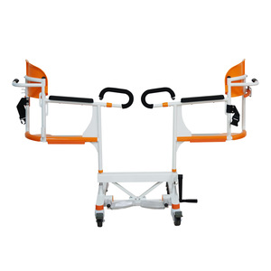 Hand Cranked Adjustable Patient Transfer Machine With Commode For Home Care <b>Elderly</b> And Paralyzed Patients 200kg Capacity - Product Image 4