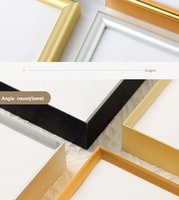 4 couleurs A0 A1 A2 A3 A4 8X10 11X14 pouces Cadre photo en alliage d'aluminium avec verre ou plexiglas