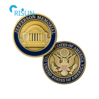 Médaille commémorative personnalisée du Capitole de Washington D.C., souvenir de l'État de la Caroline du Nord, pièces de monnaie commémoratives personnalisées de Washington D.C. Pièce commémorative