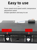 Climatiseur Électrique de Stationnement 12/24 Volts avec Compresseur d'Air et Évaporateur Auto AC pour Camping-Car et Voiture