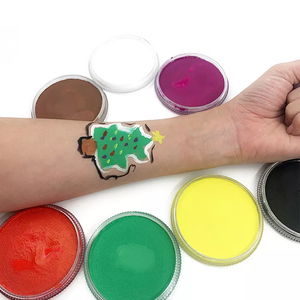 Private Label Bowitzti Painting Aqua Black Color <strong>Acrylic</strong> Vegan Non Toxic Joker Marking 30g Aqua <strong>White</strong> Neon Cake Water Body <strong>Paint</strong> - Product Image 1