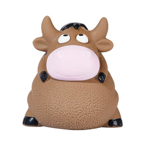 Jouets pour chiens en latex qui couinent, animaux de dessin animé, pour chiens de taille moyenne et grande, pour la dentition, sûrs et non toxiques - Product Image 3