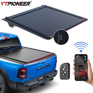 Couvre-benne arrière rétractable pour camionnette <span class=keywords><strong>Dodge</strong></span> <span class=keywords><strong>Ram</strong></span> 1500 2500 Trx 5.7 6.4 de 2010, 2016, <span class=keywords><strong>2018</strong></span> - Product Image 1