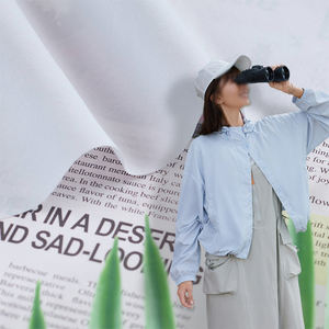 20Dポリエステルオリジナル糸日焼け止めUV耐性UPF50 + アイスシルクジャカード56gナイロンポリエステル防水タフタ生地 - Product Image 2