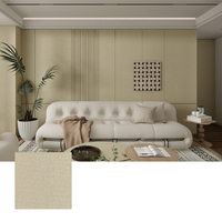 Panneau mural en placage de bois de bambou et charbon de bois pour décoration intérieure 1220*2440mm, panneau mural en fibre de bambou et charbon de bois
