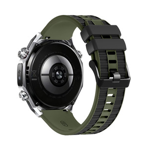 สายนาฬิกาซิลิโคนสองสี Upro ขนาด 22 มม. แบบหัวเข็มขัด สำหรับ Huawei Watch Ultimate 2 Sport สายรัดข้อมือแบบระบายอากาศได้ - Product Image 5