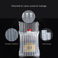 Coussin d'air gonflable en plastique PE de Chine en gros avec film protecteur antichoc pour l'emballage de bouteilles de vin