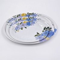 Assiette ovale en mélamine plastique, personnalisable, durable, sans BPA, fournisseur d'usine