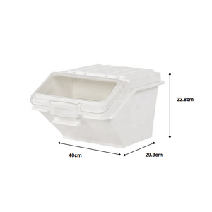 Dispenser di farina in plastica IB10 / Contenitore <span class=keywords><strong>per</strong></span> <span class=keywords><strong>zucchero</strong></span> / Contenitore <span class=keywords><strong>per</strong></span> cereali con grande capacità 10L - Product Image 5