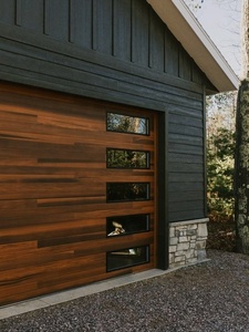 Puerta de Garaje Seccional Aislada Moderna <span class=keywords><strong>Alucasa</strong></span>, Núcleo de Acero, Textura de Madera, Colores y Tamaños Personalizables para un Estilo Elegante - Product Image 4