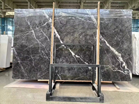Vente en gros prix le moins cher Dalles de marbre naturel Nero Black Marquina pour vanités de salle de bain Carrelages de sol Panneau mural évier de cuisine