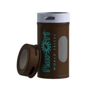 Cấp thực phẩm gia vị tin Pepper Shaker muối có thể với đổ lỗ và rõ ràng PVC Top và Side Windows - Product Image 2