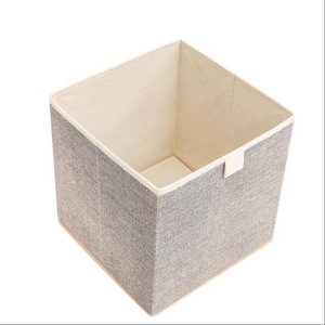 Nhà có thể gập lại không dệt vải trẻ em Đồ chơi gấp đóng mở hộp lưu trữ với xử lý để bán - Product Image 3