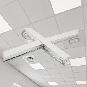 إطارات سقف عارضة على شكل شبكة T من Fut ، حزمة من البلاط الناعم ، ملحقات تثبيت الحائط ، مجموعة من أسقف الصوف المعدني - Product Image 1