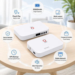 Mini Paquete de Baterías SAI 12V 5V 9V 15V 20000mAh Fuente de Alimentación Ininterrumpida Cargador con Salida DC Respaldo de Energía para Router Wifi - Product Image 6
