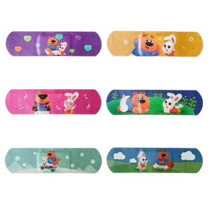 Pansement adhésif médical Yoniner personnalisé avec logo, motif dessin animé mignon, en PE, imperméable, antibactérien, hypoallergénique, classe I, certifié CE <span class=keywords><strong>EO</strong></span> - Product Image 5