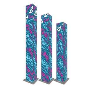 Tùy Chỉnh Đàn Hồi Spandex Vải LED Truss Giai Đoạn Bìa Trắng Đen Trọng Lượng Nhẹ Có Thể Điều Chỉnh Chân Xách Tay Cho Giàn - Product Image 5