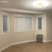 Estilo Europeo Interior Baño Dormitorio Decoración Blackout Motorizado Shangrila Roller Shade para Windows Eléctrico
