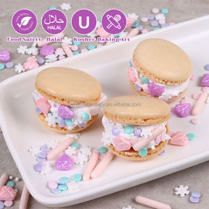 Le plus vendu 100g rose violet diamant bonbons arrose arrose sucre arrose arrose comestible décoration arrose gâteau décoration pour la cuisson - Product Image 4