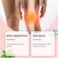 Pommade chinoise pour douleurs musculaires articulaires 100g crème contre l'arthrite rhumatisme crème de Massage des articulations du genou à base de plantes