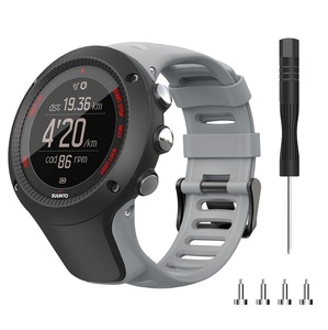 Convient aux montres fonctionnelles d'extérieur <span class=keywords><strong>Suunto</strong></span> <span class=keywords><strong>Ambit</strong></span> 1 2 3 générations avec bracelet en silicone - Product Image 3
