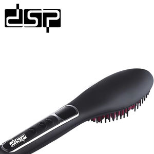 <span class=keywords><strong>Brosse</strong></span> à air chaud <span class=keywords><strong>ionique</strong></span> DSP Salon Favorite, avec peigne à revêtement céramique et contrôle de température double, styler professionnel 55 W pour des coiffures sans frisottis - Product Image 1