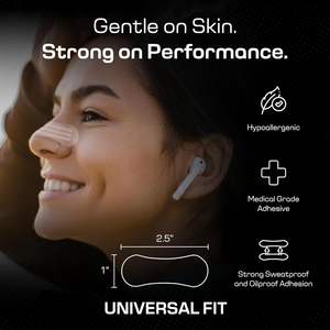 YOJO Plester Hidung Anti-Dengkur Ekstra Kuat Transparan Hipoalergenik Bersertifikat CE ISO, Bernapas untuk Mengatasi Dengkur & Tidur - Product Image 5