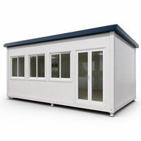 Unité de classe mobile préfabriquée avec fenêtre large pour bâtiment scolaire temporaire