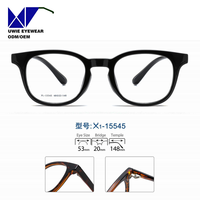 Monture de prescription carrée TR90 sur mesure OEM, taille 53-20-148, vision haute définition pour adultes unisexes, logo et emballage personnalisés