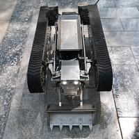Nouveau modèle de robot de tuyau de dragage Châssis de robot de chenille d'inspection de pipeline
