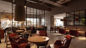 Moderno respetuoso del medio ambiente resistente restaurante mostrador diseño LED iluminación vino escaparate muebles conjuntos para decoración de interiores - Product Image 2