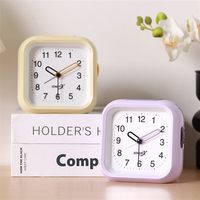 Geräuschloser Wecker für Studenten - Aufweckfunktion 2026 Neues Design Uhr mit LED-Hintergrundbeleuchtung und Lichtsensor