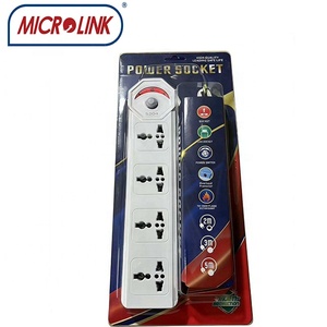 Regleta de alimentación universal de 5 tomas con 2 USB tipo A y 1 USB tipo C, cable de cobre, enchufe <span class=keywords><strong>EU</strong></span>/UK/US, 3-4-5 vías, extensión de enchufe - Product Image 5