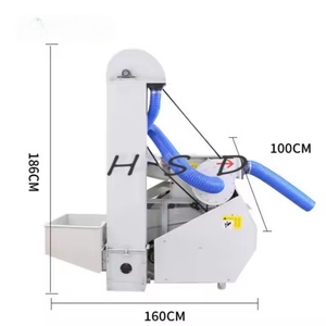 Machine de nettoyage de céréales mobile pour entrepôt, séparateur de semences mobile pour le nettoyage sur site du riz, du blé et de l'<span class=keywords><strong>orge</strong></span> - Product Image 4