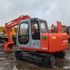 Excavatrice hydraulique d'occasion de type chenillé Hitachi EX60-5, modèle 2023, 6 tonnes, EX60, meilleure réputation, moteur, pompe, PLC - Product Image 6
