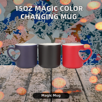 Tasse à café en céramique moderne de 11 oz avec logo personnalisé cadeau pour la publicité et Noël cadeau de conception de sublimation aux couleurs changeantes