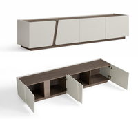 Meuble TV de Salon, Meuble de Rangement en Bois pour Télévision