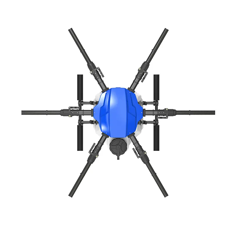 UAV tanaman perlindungan Sprayer rak Drone EFT 6-Axis 11L E610P penyemprotan bingkai Drone