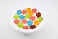 Bonbons Gélifiés en Forme de Fleur aux Saveurs de Fruits Frais du Jardin pour la Vente en Gros OEM et l'Approvisionnement en Vrac Direct Usine