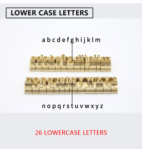 Estampage flexible en laiton cuivré personnalisé chiffre lettre symbole caractère Machine de gravure CNC moules de formage de caractères d'estampage à chaud - Product Image 5