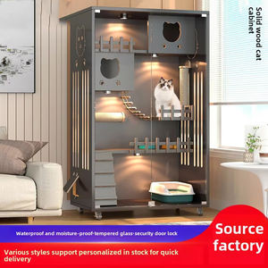 Casa de gato a prueba de humedad con diseño de paisaje completo personalizado con valla transpirable de dos lados - Product Image 5