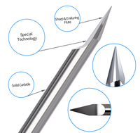 JR151 CNC Cutter Carbure V-type Gravure Router Bits pour Acier Inoxydable Aluminium Bois