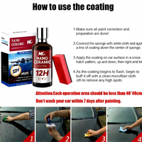 Recubrimiento Cerámico Nano NIKELIANG de 50 ml, 10h, Alto Brillo, Antibacteriano, Producto para Restauración de Automóviles, Aumenta la Dureza de la Superficie